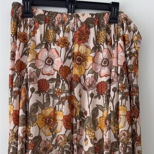 Zac & Rachel Multicolor Floral Maci Skirt -XL